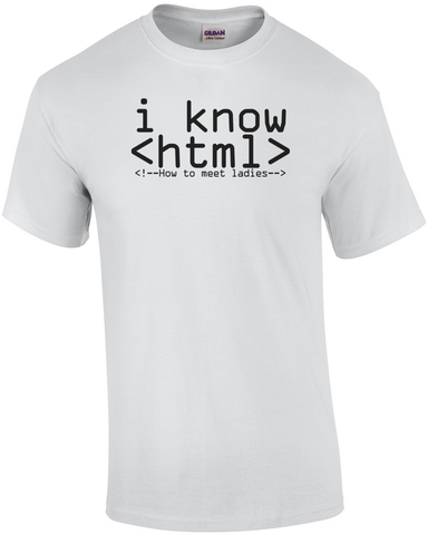 HTML T-shirt